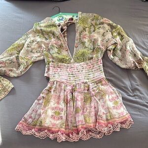 Hemant Nandita never worn two piece blouse and skirt